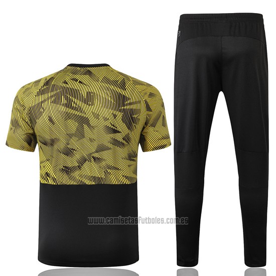 Chandal del Borussia Dortmund Manga Corta 2019-2020 Negro